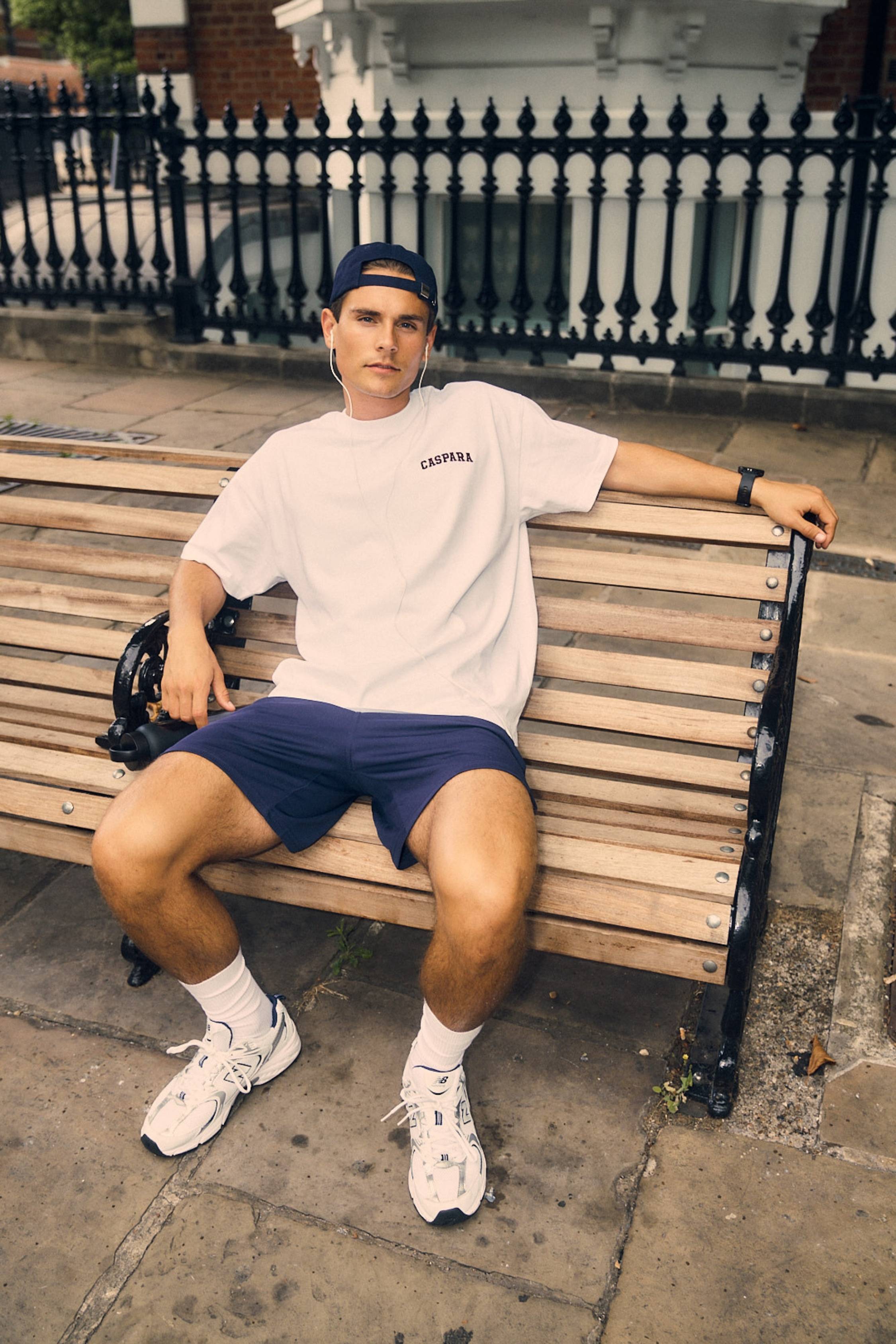 M. Varsity Tee - White